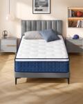 Brius Saltea 90x200 cm cu arcuri individuale pentru reducerea transferului de miscare, spuma cu memorie si gel, 7 zone ergonomice si margini ranfors (EZ-RMZ222QZ02) Saltea