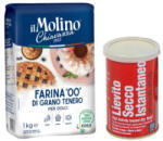 Chiavazza Pachet Faina din Grau Tanar Tip 00 Dulciuri, Chiavazza, 1 kg si Drojdie Uscata, Italmill, 100 g
