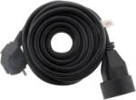 TYPEC Prelungitor Electric Zenitech H05VV-F 16A 230V, Secțiune 3G1.5 mm2, Protecție Copii, Certificare NF, Negru