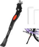 TYPEC Cric Reglabil pentru Biciclete Copii 16-20 Inch Typec Home, Aliaj din Aluminiu Antirugină, Talpă Antiderapantă, Montaj Rapid, Negru