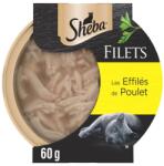 Sheba Filets felnőtt macskáknak csirkével szószban - 32 x 60 g nedves macskaeledel tálkákban