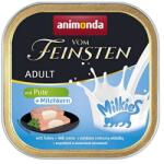 Animonda Vom Feinsten Adult nedves macskaeledel pulykával és tejmaggal, gabonamentes, cukormentes, 32 x 100 g