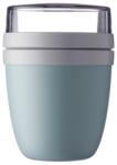 Mepal Ellipse müzlis pohár útközben - joghurt és müzli tartóval - 500 ml + 200 ml - Nordic Green - mikrózható és mosogatógép-álló