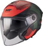 MT Helmets Cască de motocicletă deschisă MT Cosmo SV Zafiro C16 roșu-verde mat (MT1361E25C162)
