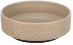 TRIXIE Tál Be Nordic kerámia/gumi, kör alakú 0, 5l/16cm, homok