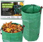 Malatec Kerti hulladékgyűjtő zsák és erős kerti zsáktáska leveleknek és fűnek, zöld, 1 db, 120L, 45x76 cm