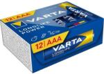 VARTA Elem, AAA mikro, 12 db, műanyagmentes, VARTA "Longlife Power" (12 db) (VEHEAAA12R)