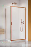 Radaway Alienta S 90 cm-es oldalfal, szálcsiszolt réz profillal 10270090-93-01 (10270090-93-01)