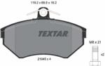 TEXTAR Fékbetét készlet TEXTAR 2194502 for SEAT, SKODA, VW, AUDI (2194502)