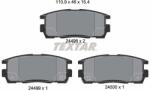 TEXTAR Fékbetét készlet TEXTAR 2449801 for OPEL, CHEVROLET, SUZUKI, VAUXHALL, … (2449801)