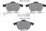 TEXTAR Fékbetét készlet TEXTAR 2193801 for SEAT, SKODA, VW, AUDI (2193801)