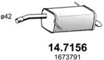 ASSO Toba esapament finala ASSO 14.7156 (14.7156)
