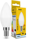 Technik LED Izzó Gyertya (Candle) C37 4, 9W E14 200° 6000K (470 lumen) ERP, hideg fehér, CRI>80, MTL-C6000K4-9WE14N (MTL-C6000K4_9WE14N)