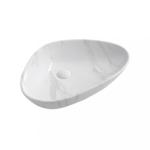 SAPHO Dalma 58,5x39 cm white marble (MM217)