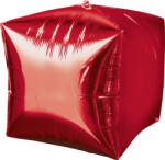 Amscan Balon in forma de cub rosu - folie (AM2833799)