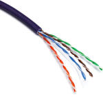 Excel UTP Cat. 5e LSOH fali 305m/doboz VIOLET (100-066) EXCEL