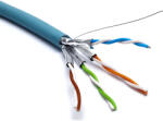 Excel Cat6A U/FTP LSOH falkábel 500m/dob ICEBLUE (100-990) EXCEL