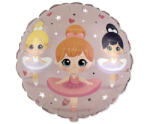 GoDan Balett, Balerina Trio fólia lufi 45 cm (WP) MLG345117 (MLG345117)