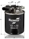 TECNECO Filtru combustibil TECNECO GS820/22 (GS820/22)