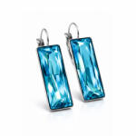 TÉGLA Óriás tégla fülbevaló (dark aquamarine) (2026100701)