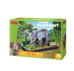 CubicFun 3D puzzle állatok - Elefánt (P858h)