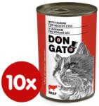 Dibaq Don Gato marhahúsos konzerv macskáknak 10×415 g