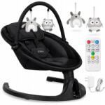 MoMi Elektromos hinta MoMi Kenani fekete Babaágy bluetooth dallamok 1 db (5900495332950)