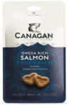  CANAGAN CANAGAN Omega Rich Salmon Biscuit Bakes, XS-XL, Somon, punguță recompense fără cereale câini junior & adult, 150g