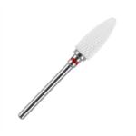 Silcare Cap de freza (Bit) conic, din ceramica, pentru gel, duritate medie, rosu (D2)