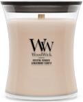 WoodWick Crystal Ginger lumânare parfumată cu fitil de lemn 275 g