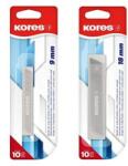 Kores Cserepenge 9 mm-es húzható késhez (10 penge műanyag tartóban)