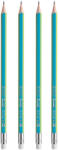 MD Creative Herlitz - Ceruza radírral GREENline, 4 db