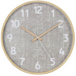 MyBestHome UNO Fali óra CANVAS bézs átm. 30 cm Mybesthome