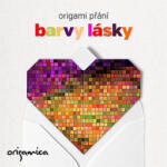 Origamica Origami üdvözlőlap - A szerelem színei