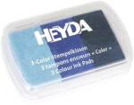 HEYDA Pecsétnyomó párna - 3 kék árnyalat