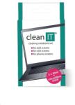 CLEAN IT tisztító folyadék notebookokhoz törlőkendővel, 2x30 ml
