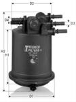TECNECO Filtru combustibil TECNECO GS143P (GS143P)