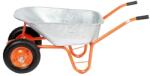 Evotools Roaba P Cuva Zincata Cu Doua Roti Pneumatice Si Janta Metalica, 100 A (681928)