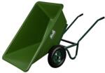 Evotools Roaba Cuva Plastic Verde Cu Basculare Si 2 Roti 170 EvoTools (682874)
