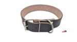 petRO Zgarda Lata Piele Dublata Maro petRO 4x60cm - Protectie Trahee (Amstaff, Pitbull)