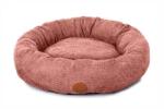 JK ANIMALS Pat Rotund Tip Cuib Caini si Pisici JK Yuta M(60 cm) - Baza Oxford Izolanta si Material Texturat Calmant