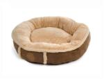 JK ANIMALS Pat Rotund Balu S Albastru 50cm, Caini, Pisici, Cuib Circular Blanita, Margini Protectoare, Baza Antialunecare