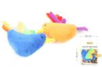 Yommy Jucarie pentru Pisici Pasare din Plus cu Sunet si Aripioare Colorate Yommy 8x4 cm