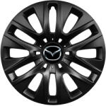 AutoHelix MSA Set 4 capace roti 15 inch, R15 compatibile MAZDA, Model 334 Black (Black334MAZDA)