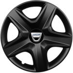 AutoHelix MSA Set 4 capace roti 15 inchi (R15) compatibile DACIA, Model 340 Black (Black340DACIA)