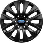 AutoHelix MSA Set 4 capace roti 15 inch, R15 compatibile FORD, Model 334 Black (Black334FORD)