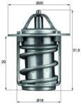 MAHLE Termostat, lichid racire MAHLE TX 6 83 (TX 6 83)