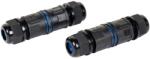 Detoolz Set 2 conectori cablu Detoolz, ermetici, Ø22x72mm, 4 pini, clasa de etanseitate IP68 (DZ-CA7002-G01)