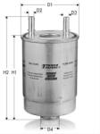 TECNECO Filtru combustibil TECNECO GS10669 (GS10669)