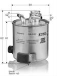 TECNECO Filtru combustibil TECNECO GS10292 (GS10292)